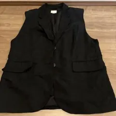 H&M ブラック ノースリーブ ベスト ジレ