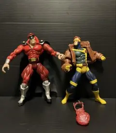 X-MEN VS ストリートファイター　フィギュア Wolverine vs Akuma X-Men vs Street Fighter MARVEL COMICS Toy