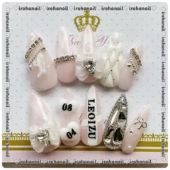 ネイルチップ オーダー受付中 量産型 ワンホン ピンク 清楚系 しんぷる 韓国