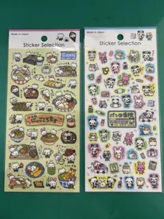 かわいいキャラクターシール2シートセット