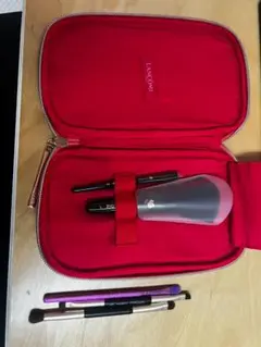 訳あり LANCOME メイクブラシ2本セット&ピンクケース