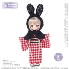 アゾン 1/12 ピコP 雪うさぎちゃん着物set 赤いカメラ