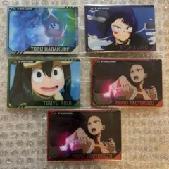 ヒロアカ　ウエハース　5点