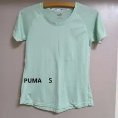 PUMA TRAINING レディースS ミントグリーン Tシャツ　プーマ