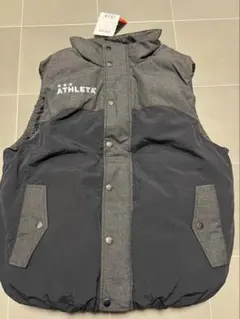 ATHLETA ダウンベスト 緑・黄色 - メルカリ
