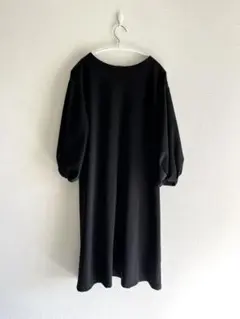 URBAN RESEARCH ROSSO バルーン袖 ワンピ ブラック 冠婚葬祭