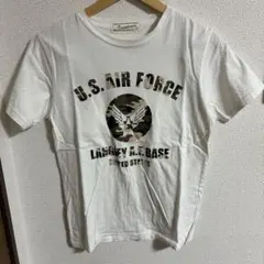 U.S. AIR FORCE Tシャツ Mサイズ ホワイト 迷彩ロゴのサムネイル