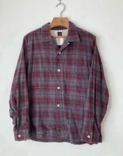 Towncraft オンブレ オープンカラー 長袖シャツ L/42！