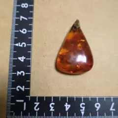 アンティーク 琥珀 アンバー ペンダントトップ