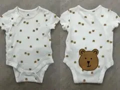 babygap くまけつ けつくま gap クマ くま 50 半袖 ロンパース