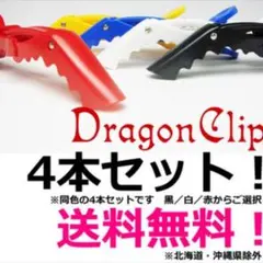 サロン専売品 ドラゴンクリップ 3点セット ホワイト