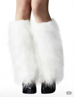 y2k ファーレッグウォーマー