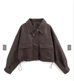 GRL レザージャケット 襟2ウェイ