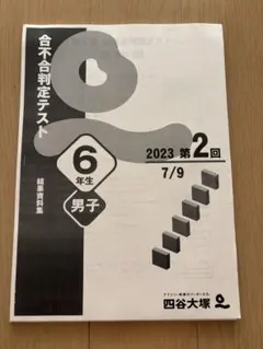 合不合判定テスト6年生第2回(2023年) - メルカリ