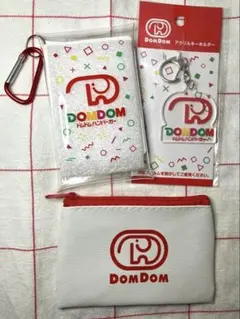 ☆新品☆ドムドムハンバーガー どむぞうくんグッズ 3点セット/タグ無し