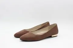 36■オリエンタルトラフィック ポインテッドフラットパンプス(38)美品