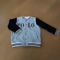POLO ベビー スタジャン グレー ブラック
