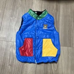 美品　リバーシブル　ベスト　ミキハウス