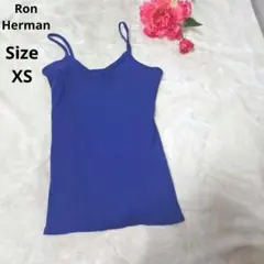 【人気☆Ron Herman】青　ニット　キャミソール　サイズXSのサムネイル
