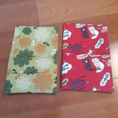 ハンドメイド　ポケットティッシュケース2点