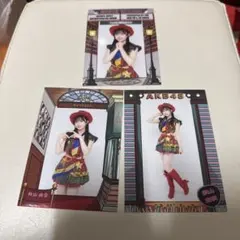 秋山由奈 AKB48 20周年記念 赤チェック衣装 生写真 3種コンプ - メルカリ