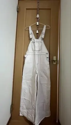 ホワイト サロペット オーバーオールのサムネイル