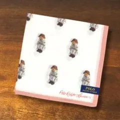 POLO RALPH LAUREN ポロベア 総柄 ハンカチ ブランドハンカチ
