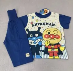 新品　アンパンマン パジャマ セットアップ　ネイビー　100