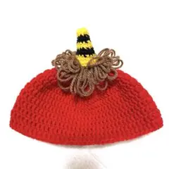 24時間以内発送　鬼　帽子　0~6ヶ月　44cm 匿名配送