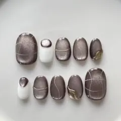 ネイルチップ ニュアンスネイル マグネットネイル うるうるネイル お洒落ネイル