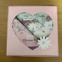 【Hola様専用】Christian Dior 花柄リボン ハンカチ2枚セット