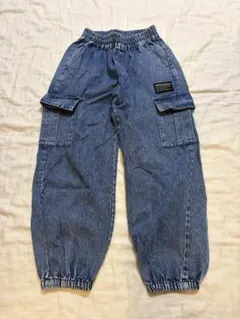 RICCARICCA デニム カーゴパンツ キッズ