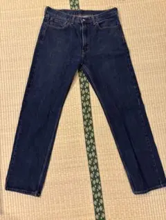 た*ー様 リーバイス505濃紺ストレートデニムジーンズ36x34