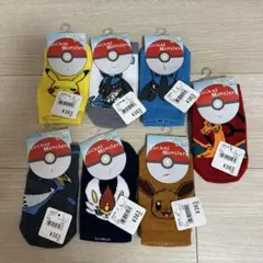 ポケットモンスター　キッズ　子供用靴下　7足セット　新品