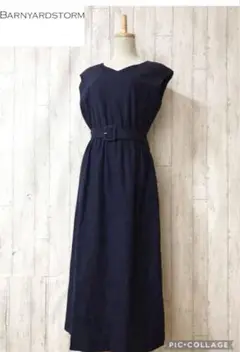 最終お値下げ❤️ 美品 バンヤードストームワンピース ネイビー