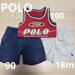 POLO 半ズボン　タンクトップ　セット 90cm 100cm
