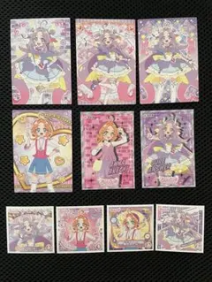 名探偵プリキュア キュアアンサー 明智あんな トレカ&シール 10点セット