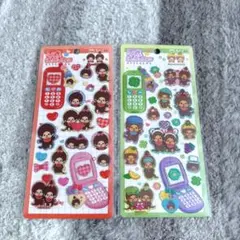 平成はっぴーフォン モンチッチ 正規品 2枚セット シール