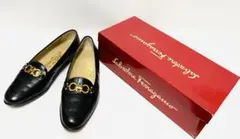 Salvatore Ferragamo 黒 ローファー