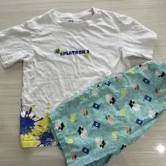 Splatoon 3 Tシャツとショートパンツセット 130 ユニクロ
