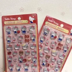 【匿名配送】キティ A ボンボンドロップシール 2点セット