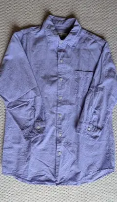 GLOBAL WORK 薄紫 長袖シャツ M