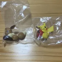 ポケモン おうちで！りらくっしょんマスコット Party ピカチュウ&イーブイ