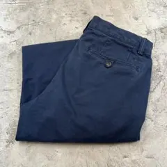 ポロラルフローレン　チノパン　W32　ネイビー　古着　刺繍ポニー