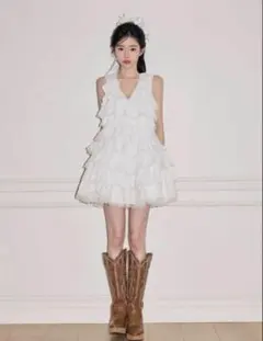 完売商品】treatürself lace corset long dress - メルカリ
