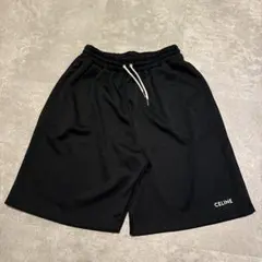 CELINE ブラックショートパンツ M CELINE（セリーヌ）ショートパンツ 黒 サイズ:L メンズ/2200640402228