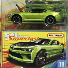 ☆マッチボックス 50周年 スーパーファスト '17 シェビー カマロ☆