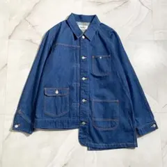 T18709 美品 キディル 1st×カバーオール ドッキングデニムジャケット