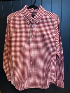Ralph Lauren ギンガムチェック長袖シャツ 150cm/76