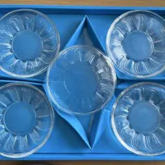 曽我ガラス　小皿　5枚セットのサムネイル